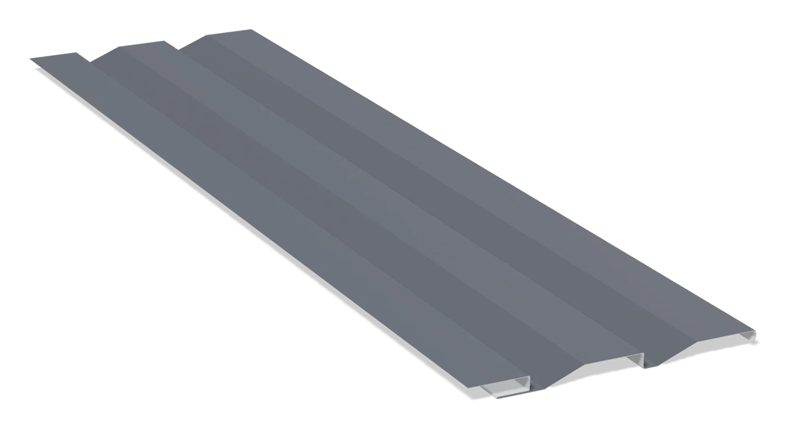 Metal sayding, diagonal ko‘rinish (RAL 7024 grafit, matoviy)